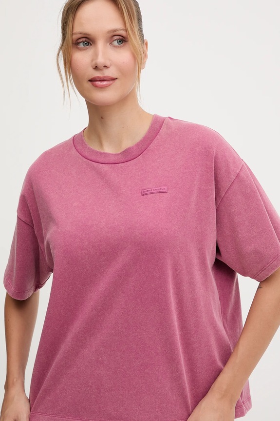 Under Armour t-shirt bordowy 6007690