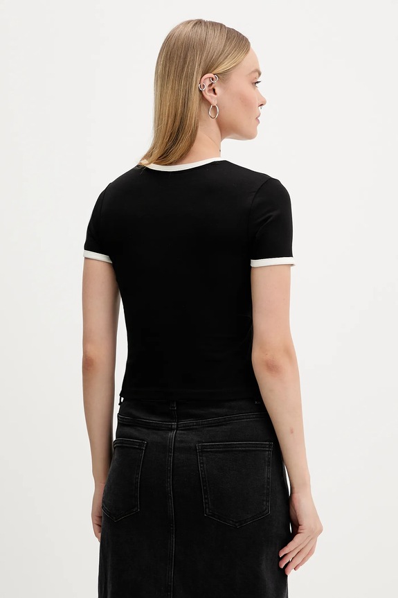 Odzież Guess Jeans t-shirt W5BI17.J1314 czarny