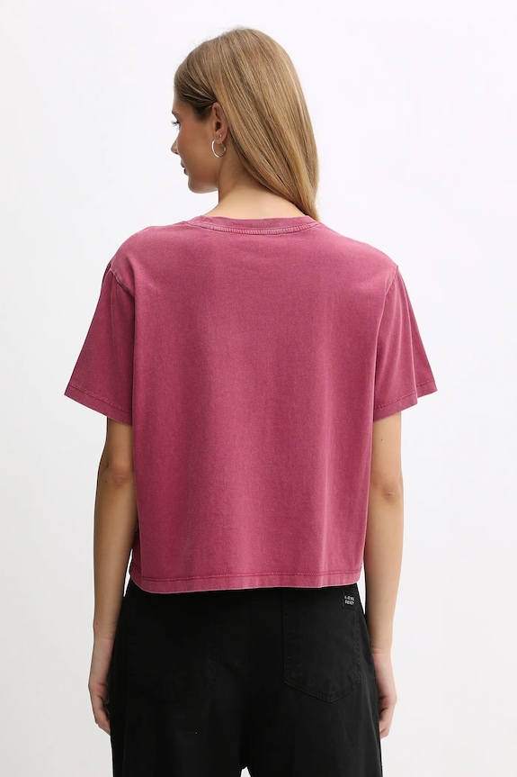 Odzież Guess Jeans t-shirt bawełniany W5BI23.K8HM0 różowy