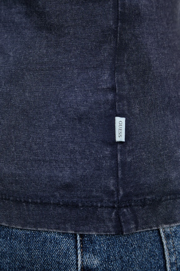 Bavlněné tričko Guess Jeans W5BI26.I3Z14 námořnická modř