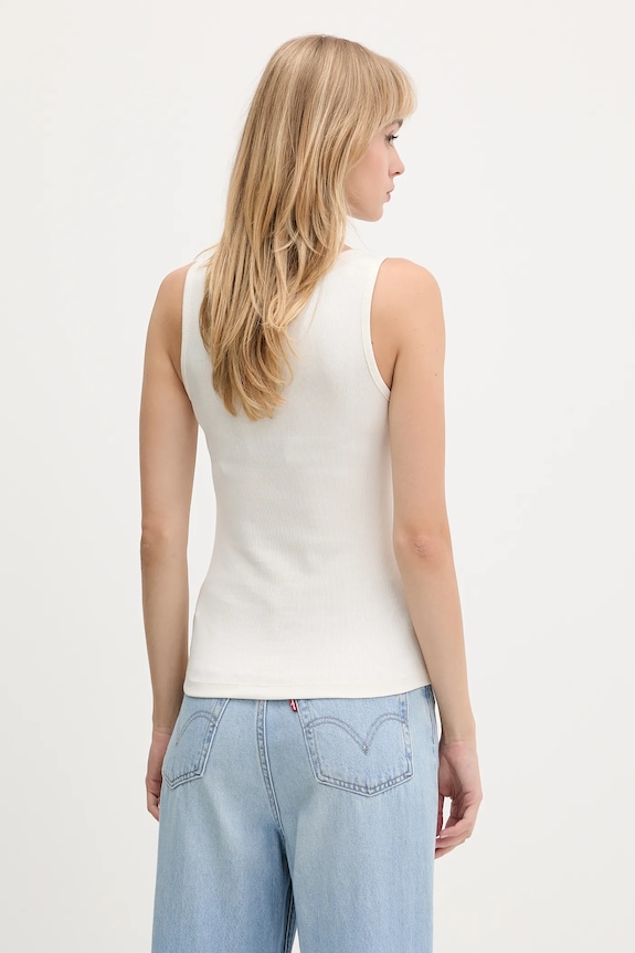 Oblečenie Top Guess Jeans W5BP04.KA0H1 béžová