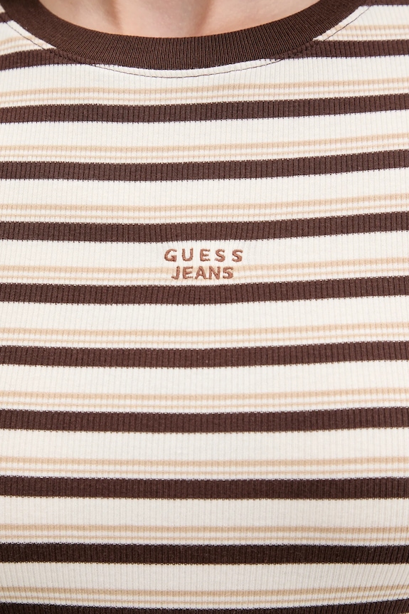 Tričko Guess Jeans W5BP52.KA0H1 béžová