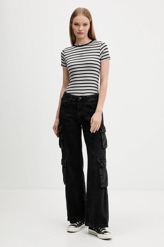 Tričko Guess Jeans W5BP52.KA0H1 černá AW25