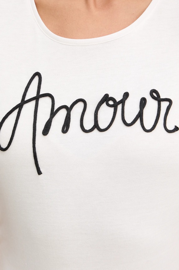 Μπλουζάκι Morgan DMIO λευκό