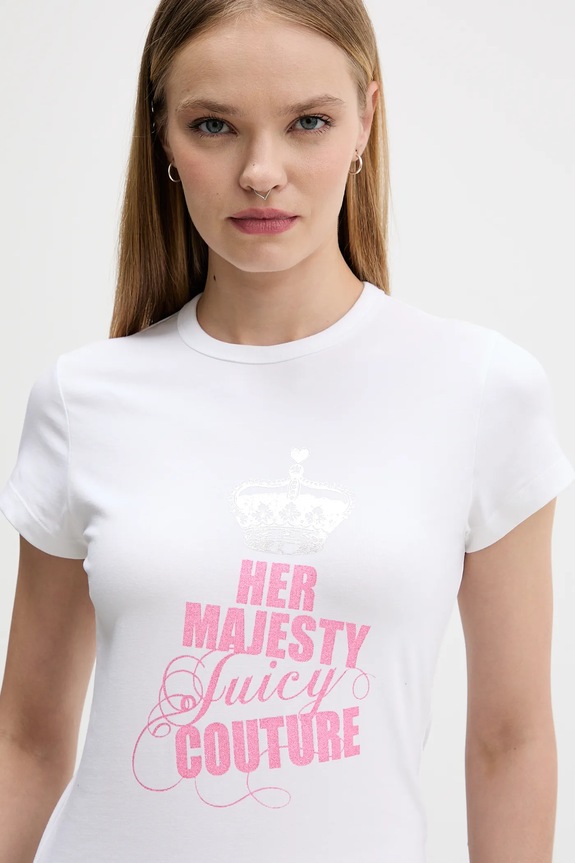 Juicy Couture t-shirt fehér JCNCT225464