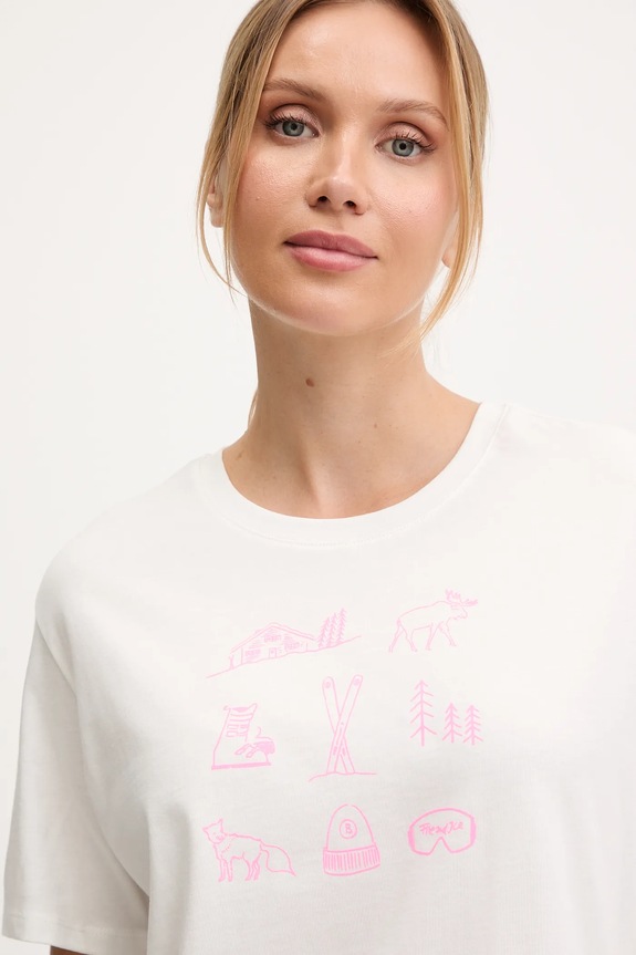 Pamučna majica BOGNER Fire+Ice LOTTE bijela 54527308