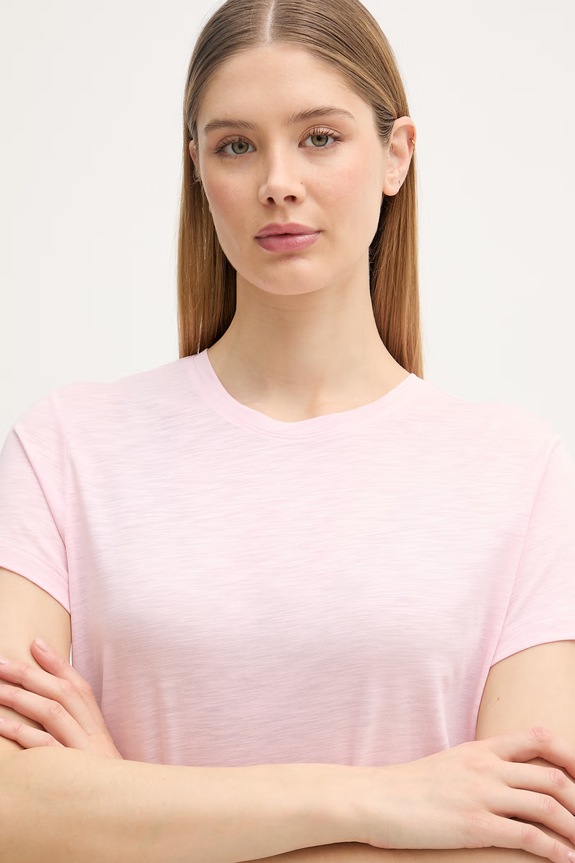 Casall tricou de antrenament de damă cu lyocell roz 23103.