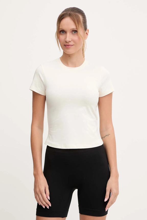 Μπλουζάκι προπόνησης Casall slim μπεζ 25011.