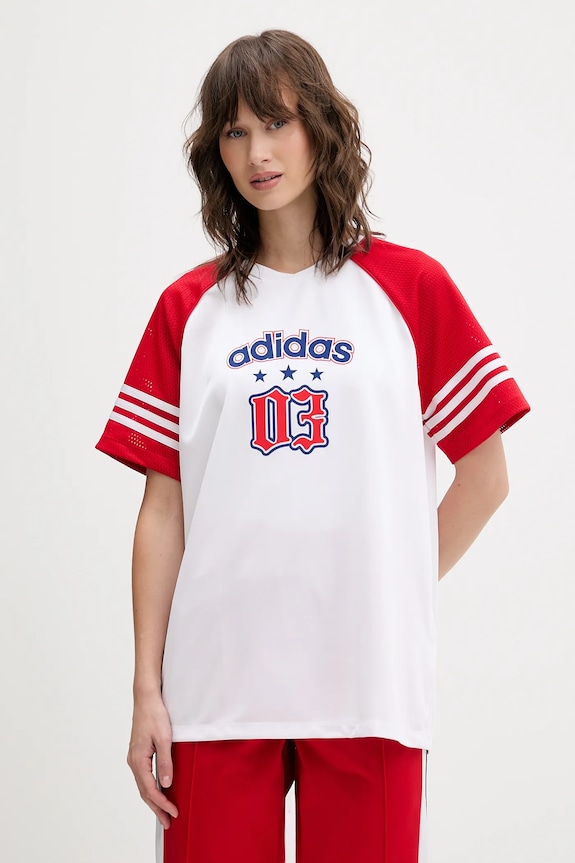 adidas Originals tricou Jersey altele alb KC6287