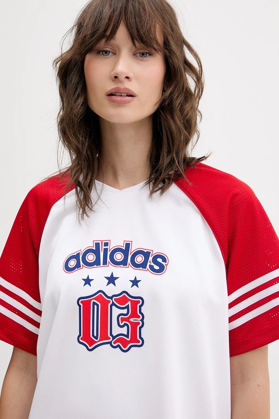 adidas Originals tricou Jersey alb KC6287