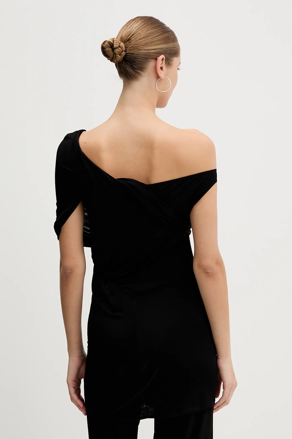 Oblačila Majica Rick Owens Lilies Sahara LI02E3108.JVS črna