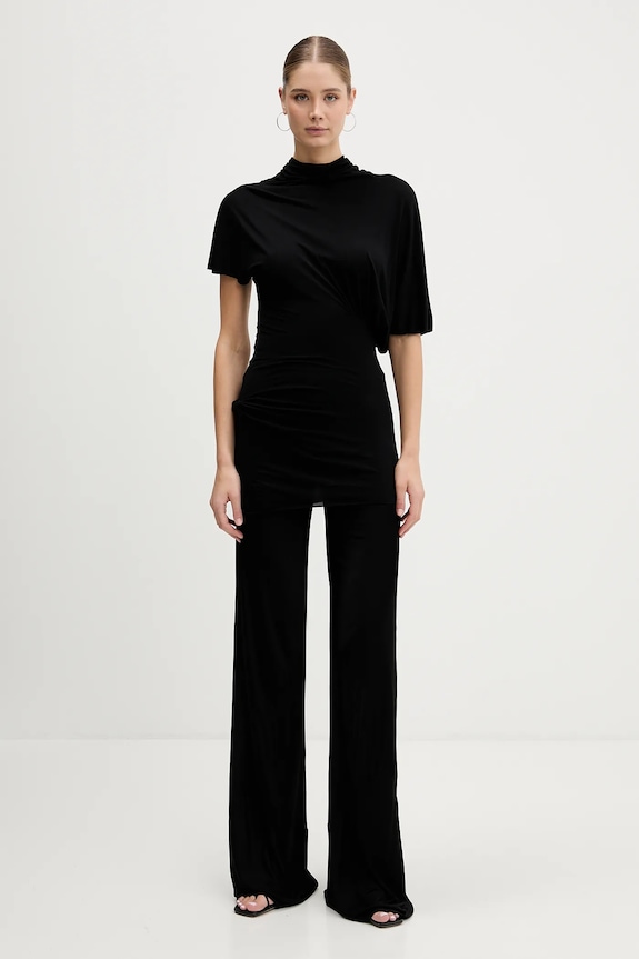 Μπλουζάκι Rick Owens Lilies Lilith LI02E3205.RV μαύρο AW25