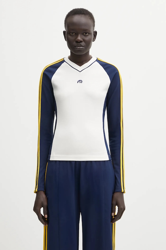 adidas Originals longsleeve shirt Miaou Top slim white KD1483