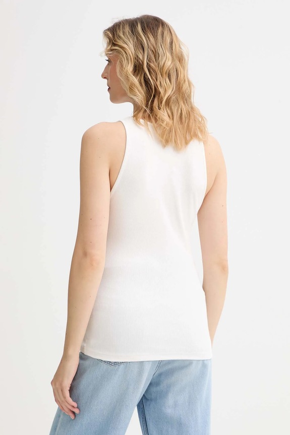 Îmbrăcăminte MUUV. top MUUV. x Answear KOSZULKA.LINEA alb