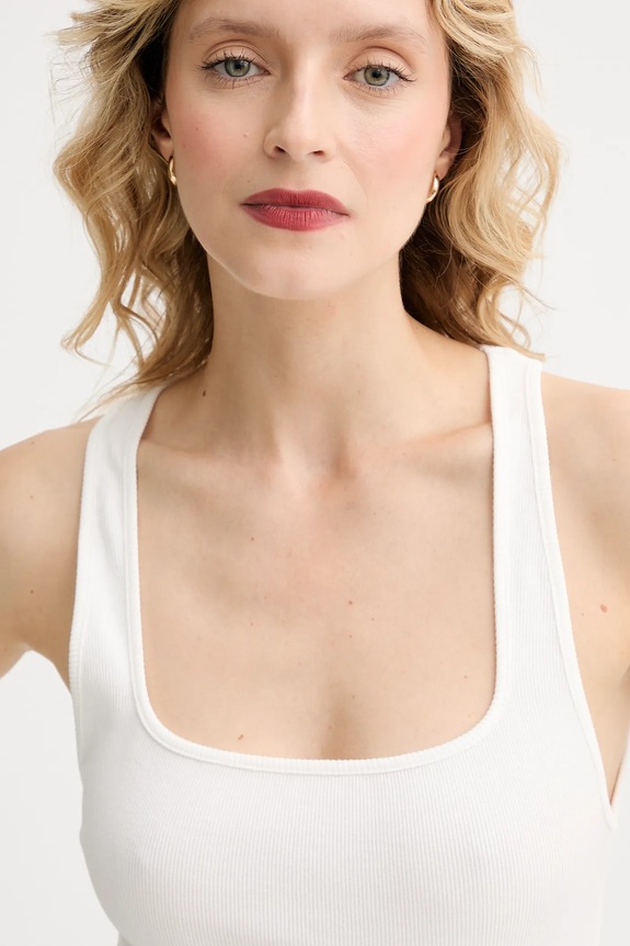 MUUV. top MUUV. x Answear alb KOSZULKA.LINEA