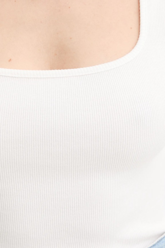 MUUV. top MUUV. x Answear KOSZULKA.LINEA alb