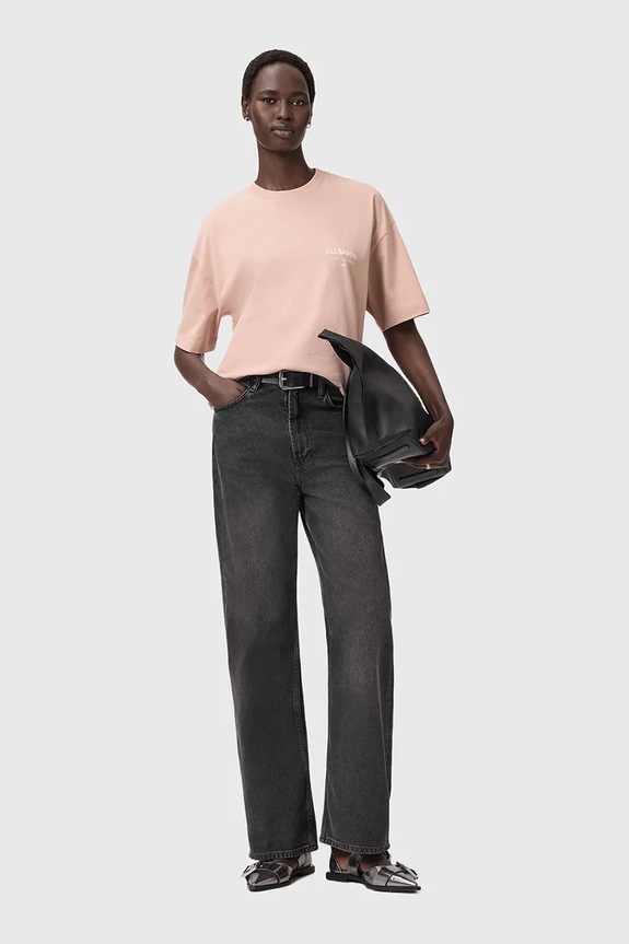 AllSaints pamut póló bézs W202JC