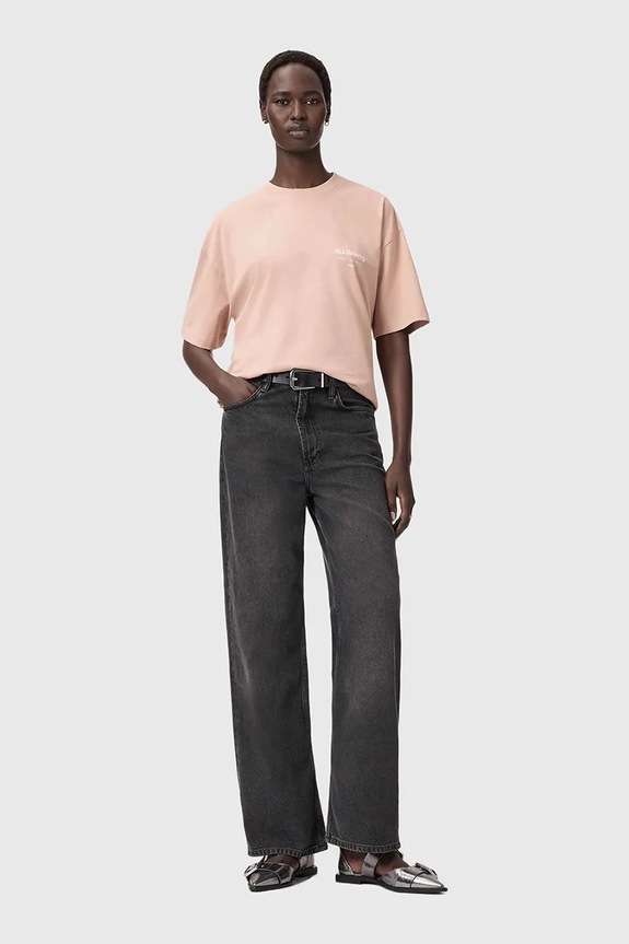 AllSaints pamut póló W202JC bézs