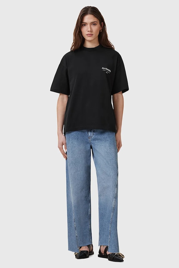 Βαμβακερό μπλουζάκι AllSaints W202JC