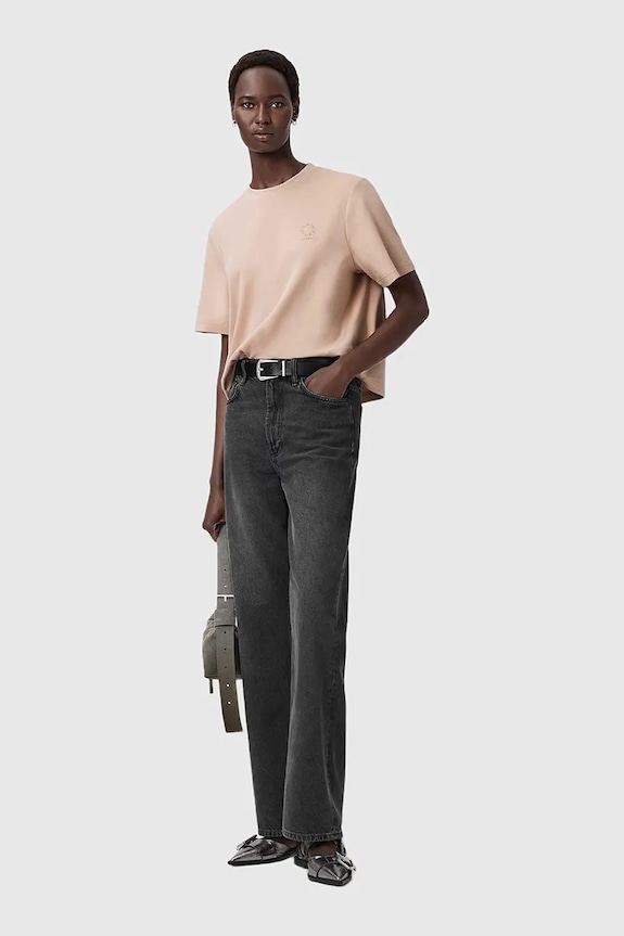 Pamučna majica AllSaints bež W220JC