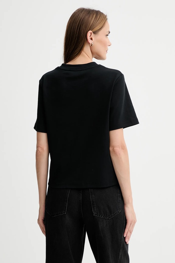 Одежда Хлопковая футболка AllSaints W220JC чёрный