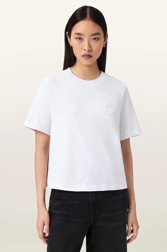 AllSaints футболка жіноча бавовняна білий W205JC