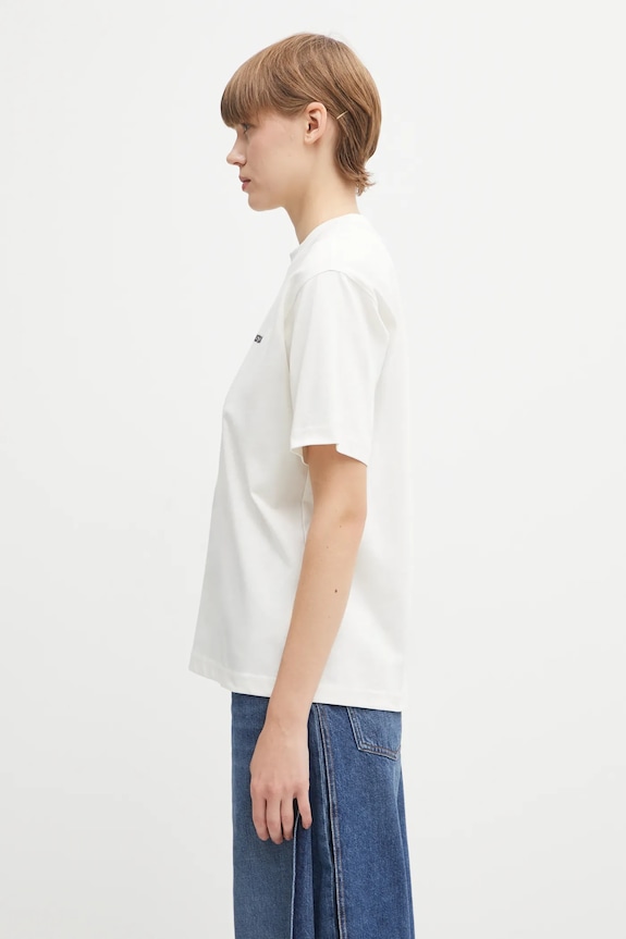 WRSTBHVR t-shirt in cotone Cassian U1025TT.3072 beige AW25