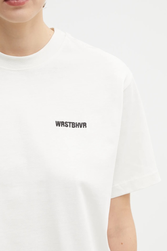 WRSTBHVR t-shirt in cotone Cassian beige U1025TT.3072