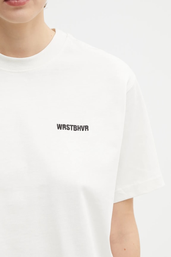 WRSTBHVR t-shirt in cotone Cassian beige U1025TT.3072
