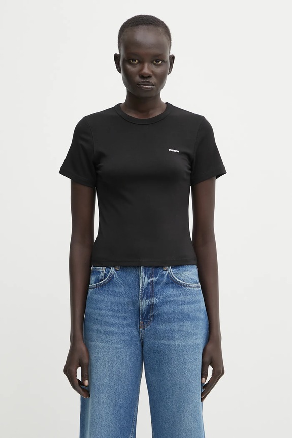WRSTBHVR t-shirt Janina slim nero W1025SB.2978