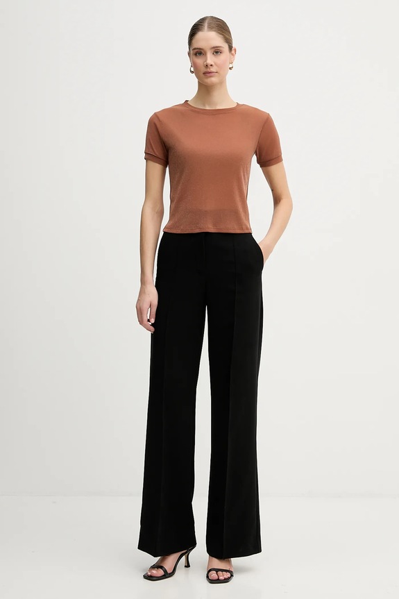 United Colors of Benetton tricou 33UXD10B8 maro AW25