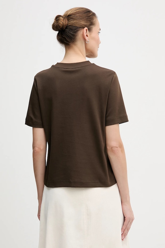 Одяг Бавовняна футболка United Colors of Benetton 3DCJD10B5 коричневий