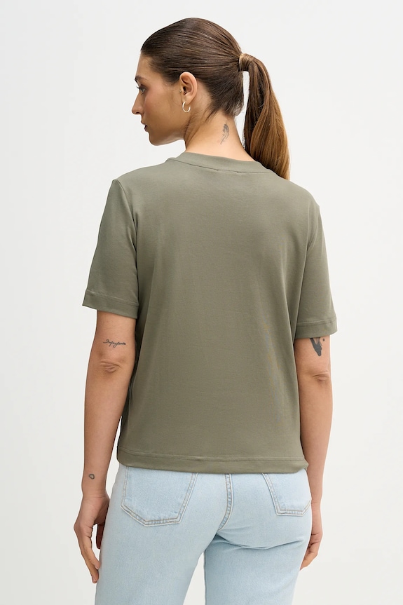 Одежда Хлопковая футболка United Colors of Benetton 3DCJD10B5 зелёный