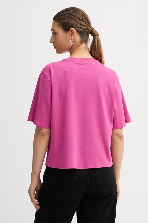 Одяг Бавовняна футболка United Colors of Benetton 3DCJD10B9 рожевий
