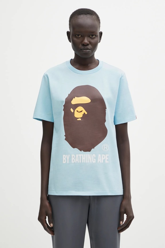 A Bathing Ape cotton t-shirt regular blue 001TEL302002L