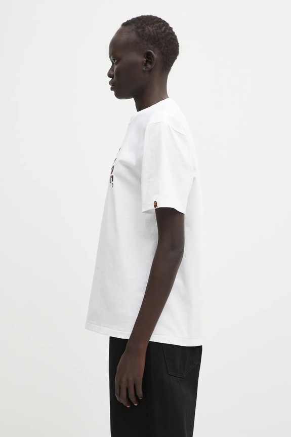 A Bathing Ape cotton t-shirt Ice Cream 001TEL302043L white AW25