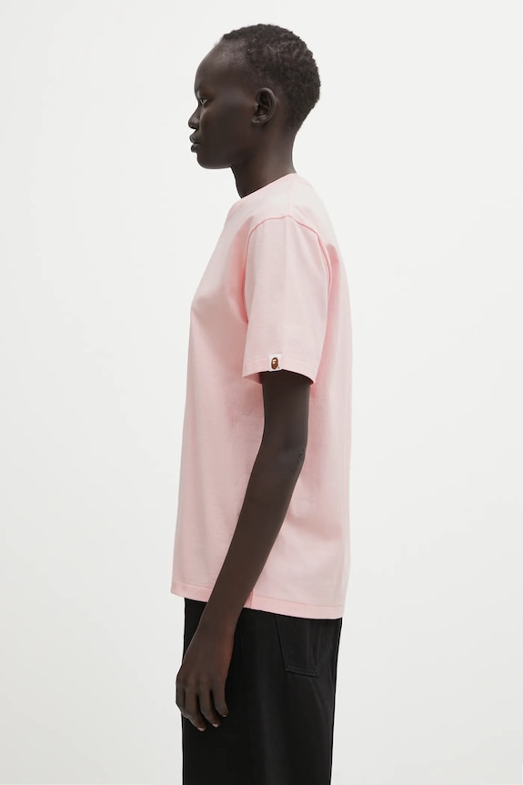 A Bathing Ape cotton t-shirt Ice Cream 001TEL302043L pink AW25