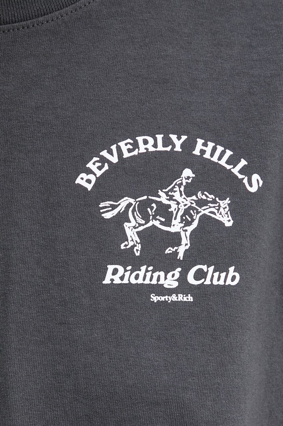 Sporty & Rich BH Riding Club t-shirt cotton Women's gray TO04364255BA02
