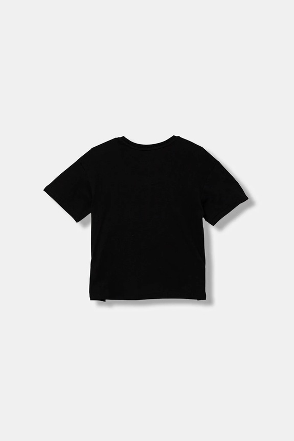 Dziewczynka Calvin Klein Jeans t-shirt bawełniany dziecięcy IG0IG02975.9BYA czarny