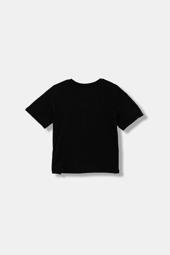 Dziewczynka Calvin Klein Jeans t-shirt bawełniany dziecięcy IG0IG02975.9BYA czarny