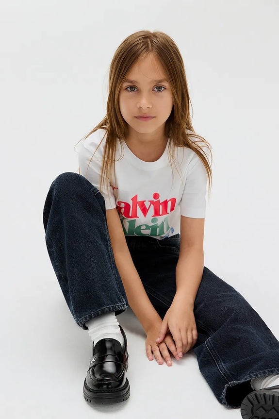 Calvin Klein Jeans t-shirt bawełniany dziecięcy IG0IG02991.128.170.9BYA