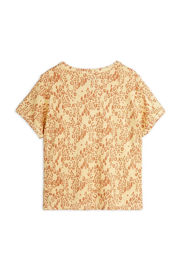 Detské tričko Mini Rodini Mini leopard 1100029313 hnedá AW25