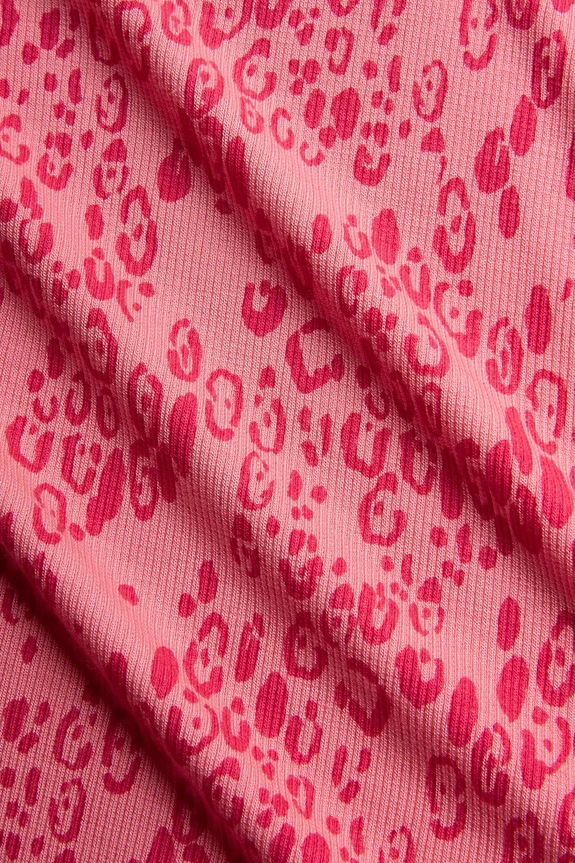 Dievča Detské tričko Mini Rodini Mini leopard 1100029328 ružová