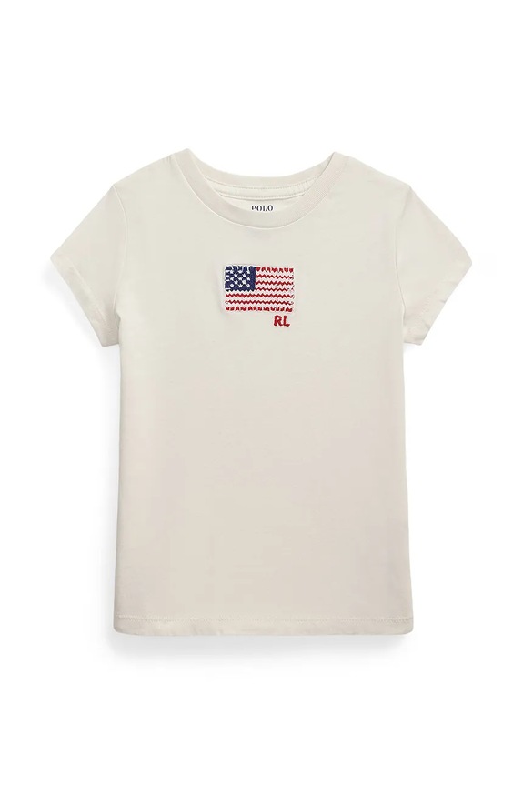 Tričko Polo Ralph Lauren okrúhly biela 312971138001