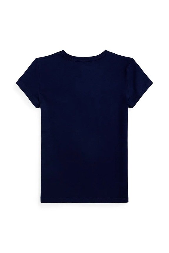 Detské bavlnené tričko Polo Ralph Lauren 313971138002 tmavomodrá AW25