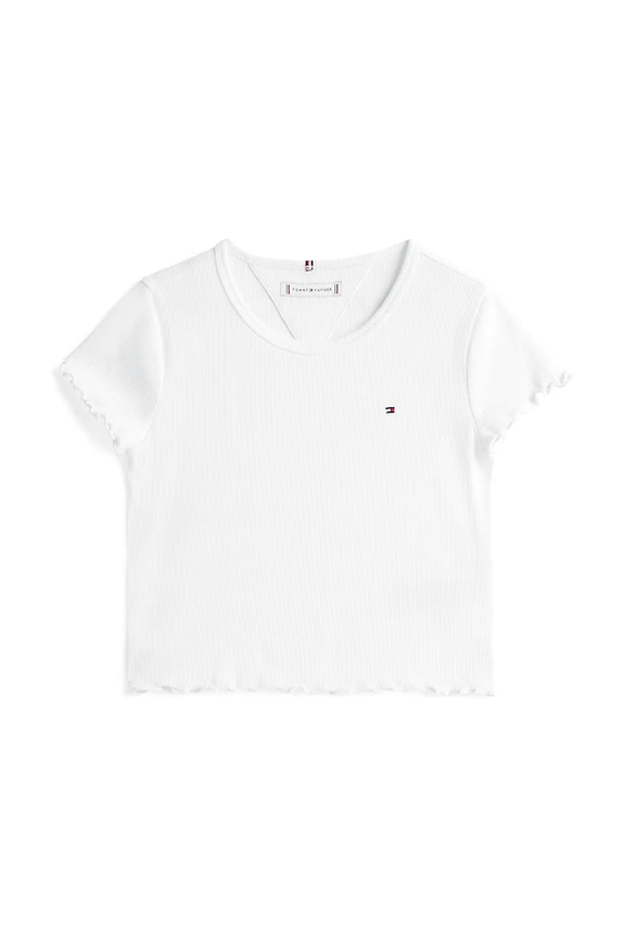 Tommy Hilfiger gyerek póló KG0KG08590.104.122.9BYA fehér AW25