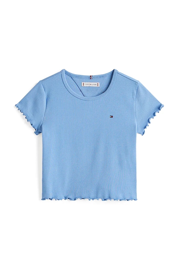 Tommy Hilfiger t-shirt dziecięcy KG0KG08590.104.122.9BYA niebieski AW25