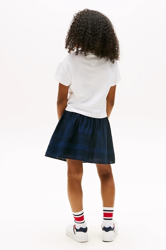 Dětské bavlněné tričko Tommy Hilfiger bílá KG0KG08635.9BYA