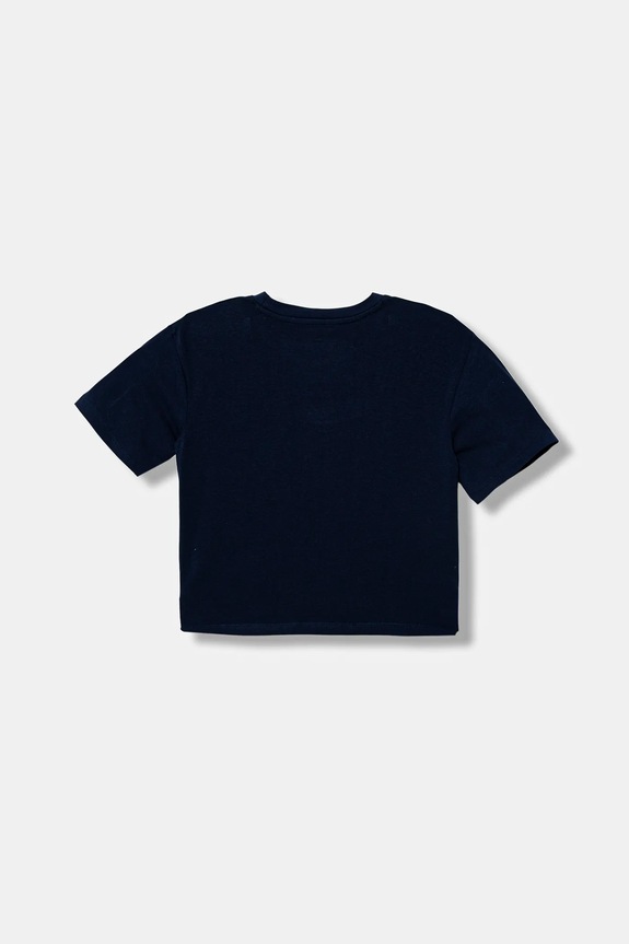 Guess t-shirt dziecięcy J5YI23.K6YW4.9BYA granatowy AW25