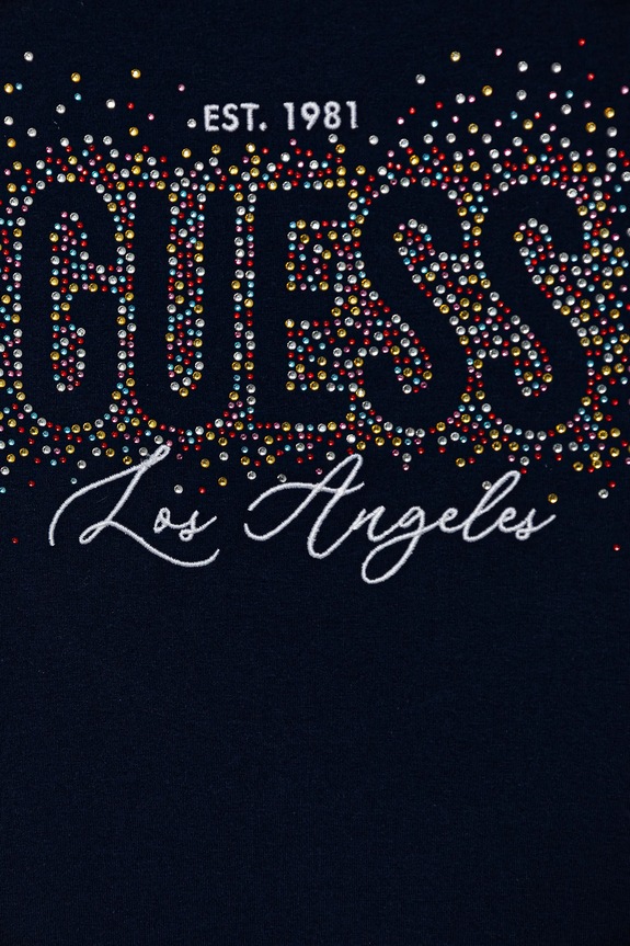 Dziewczynka Guess t-shirt dziecięcy J5YI23.K6YW4.9BYA granatowy